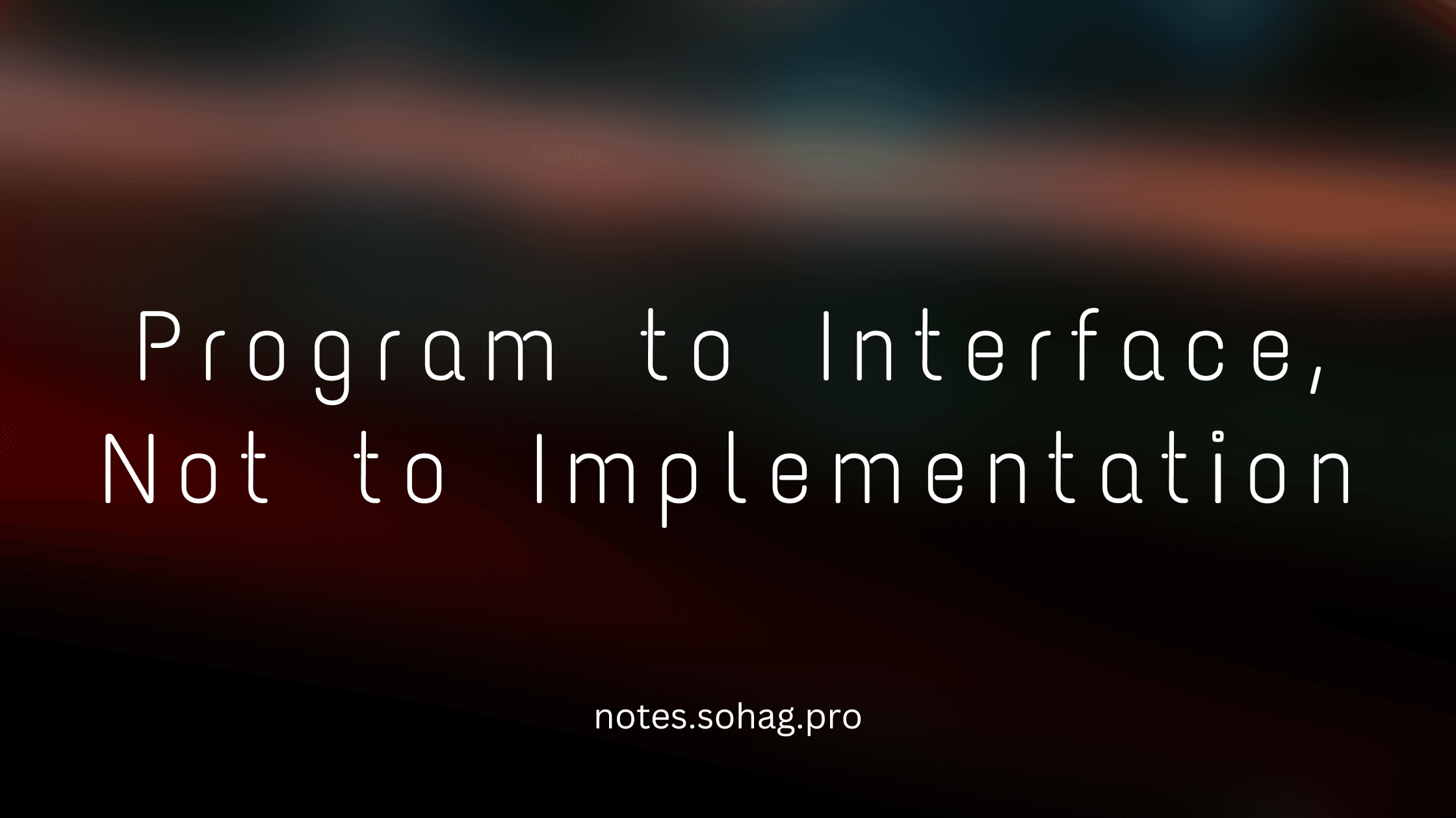 Programming to Interface, Not to Implementation: A PHP Developer's Journey