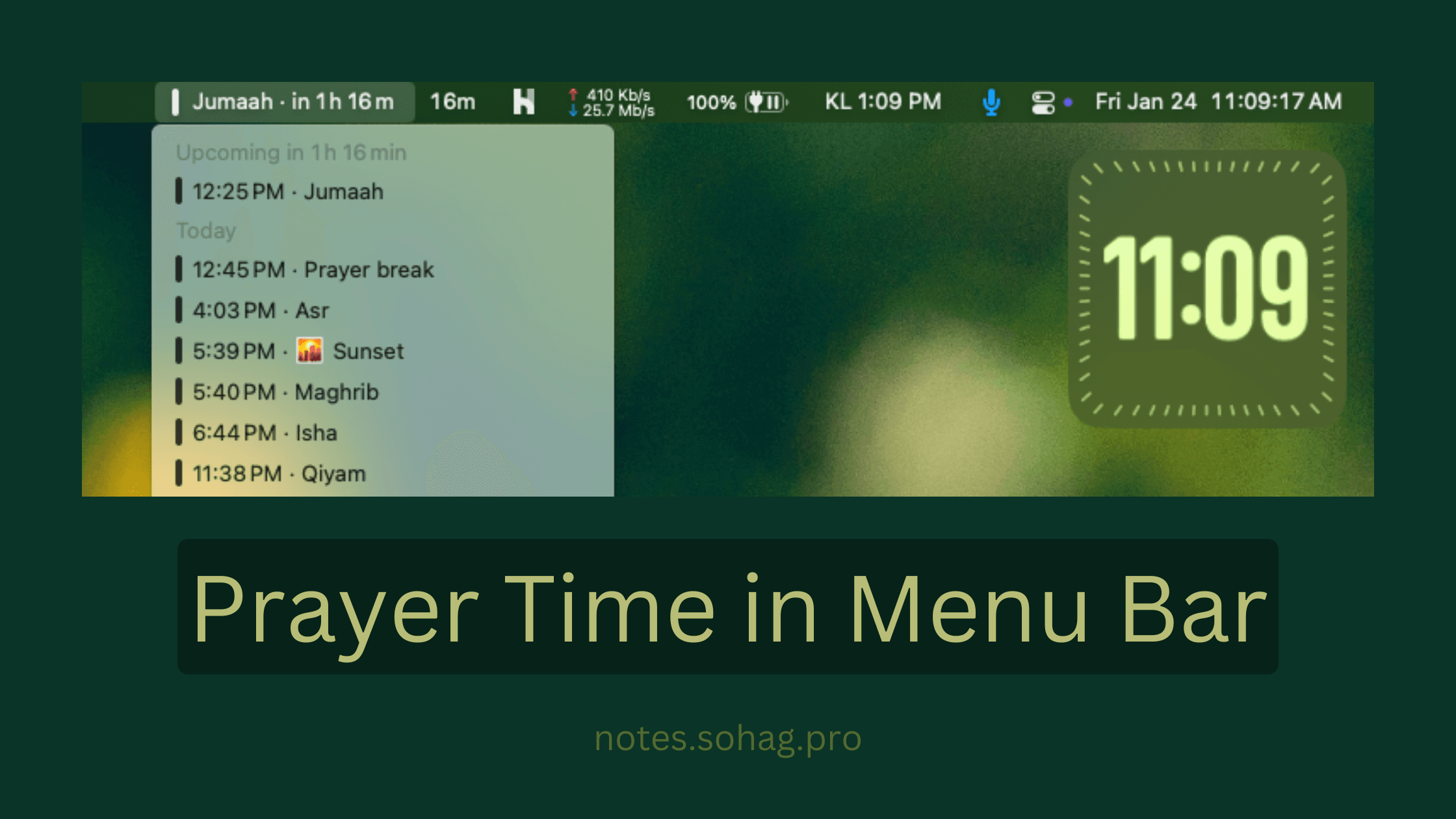 Prayers at a Glance: Your Mac's Ultimate Spiritual Companion 🕌✨