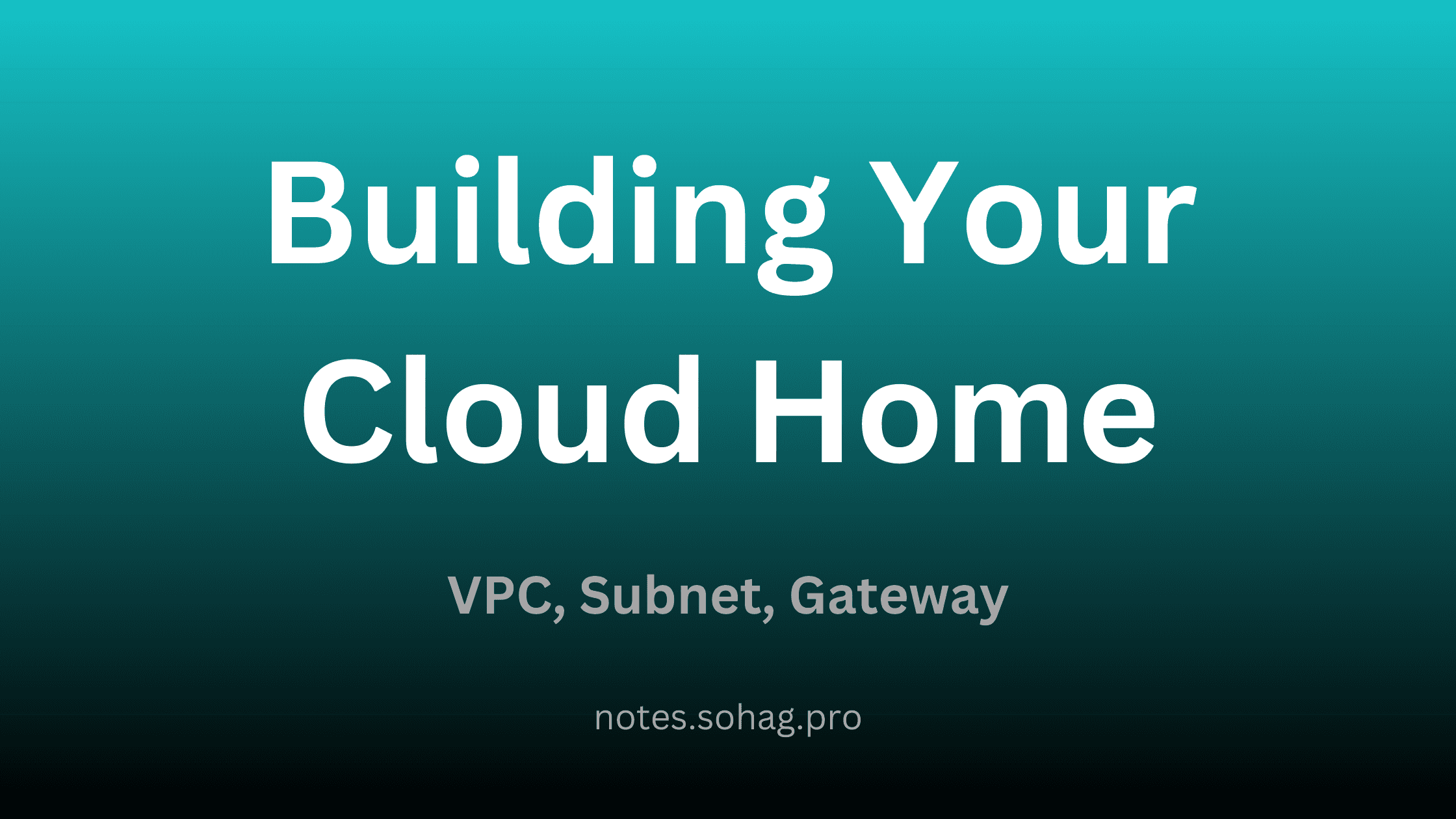 Building Your Cloud Home: A Step-by-Step Guide to AWS VPC Architecture